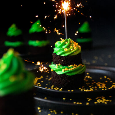 Χριστουγεννιάτικα Δεντράκια Mini Cakes