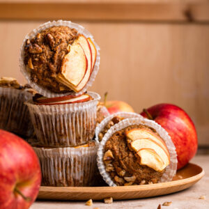 Υγιεινά Muffins Μήλου Χωρίς Ζάχαρη