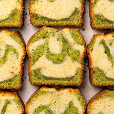 Matcha – Βανίλια Marble Κέικ