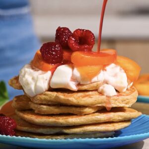 Πρωτεϊνικά Pancakes με Cottage Cheese & Βρώμη